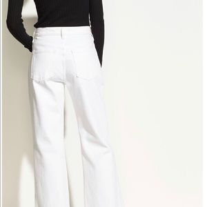Vince NWT WHITE WIDE LEG JEANS